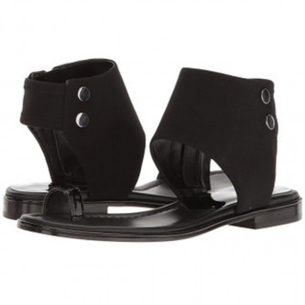 Donald J Pliner Lorel Toe Ring Flat Sandals Ankle Strap Slingback y2k women 6.5